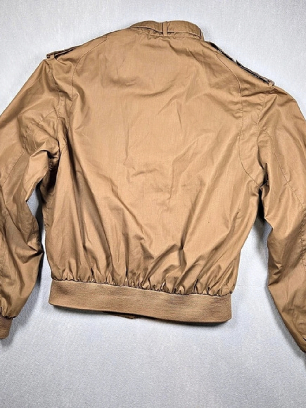 Members Only Iconic Racer Jacket Brown Size 42 - Picture 2 of 6